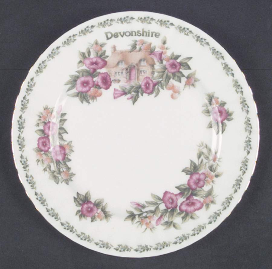 English Country Cottages Salad Plate by Royal Albert-1