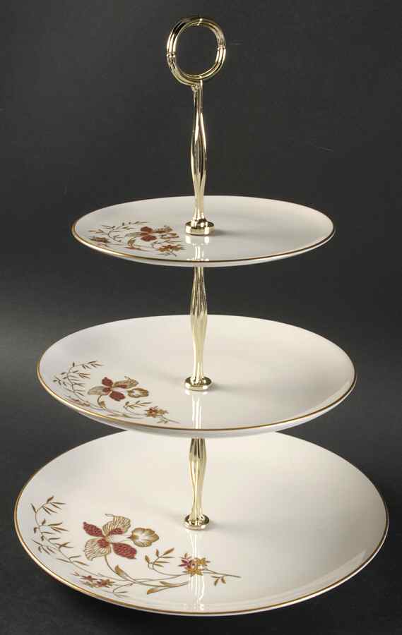 Mandarin 3-Tiered Serving Tray (DP, SP, BB) by Royal Jackson-1