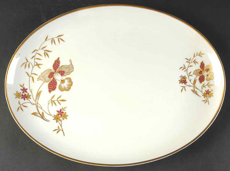 Mandarin 13" Oval Serving Platter by Royal Jackson-1