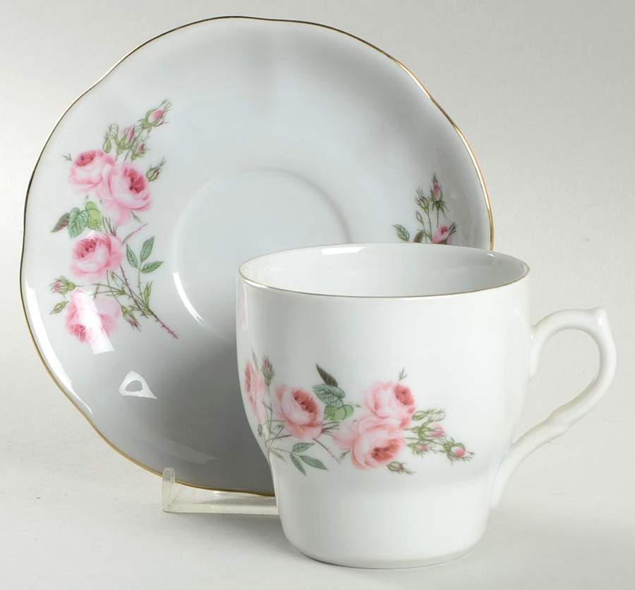 RX1 Footed Cup & Saucer Set by Romania-1