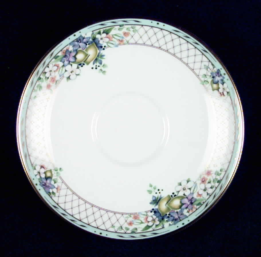 Lemon Bouquet Saucer by Royal Doulton-1