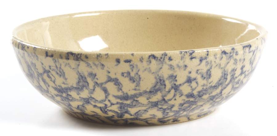 Spongeware Blue Individual Salad Bowl by Robinson - Ransbottom-1