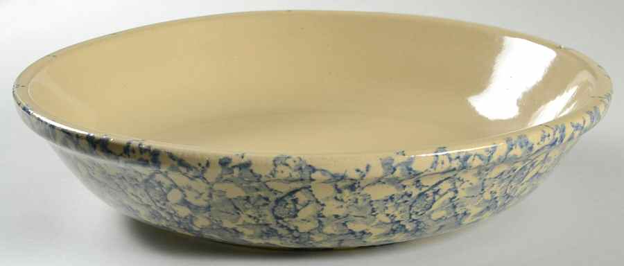 Spongeware Blue 11" Pasta Serving Bowl by Robinson - Ransbottom-1