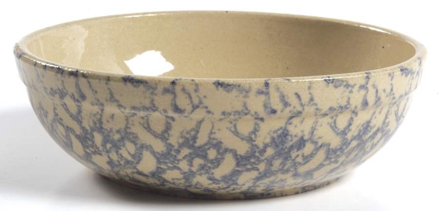 Spongeware Blue Individual Salad Bowl by Robinson - Ransbottom-1