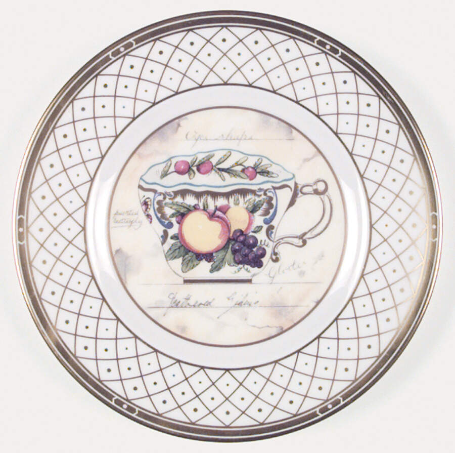 Pattern Record Collection Salad Plate by Royal Worcester-1