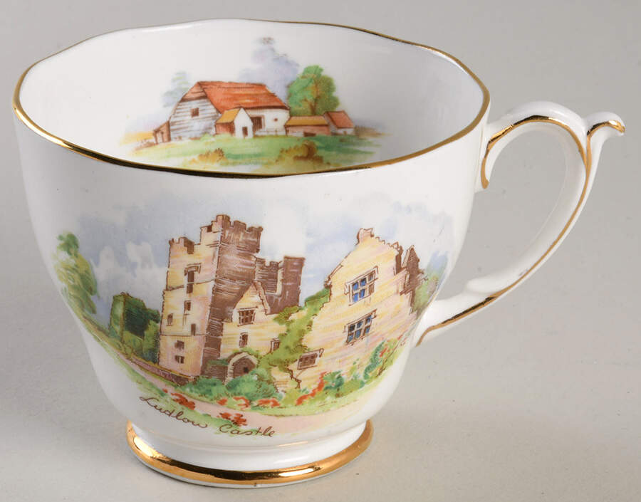 Beautiful Britain Footed Cup by Roslyn (England)-1