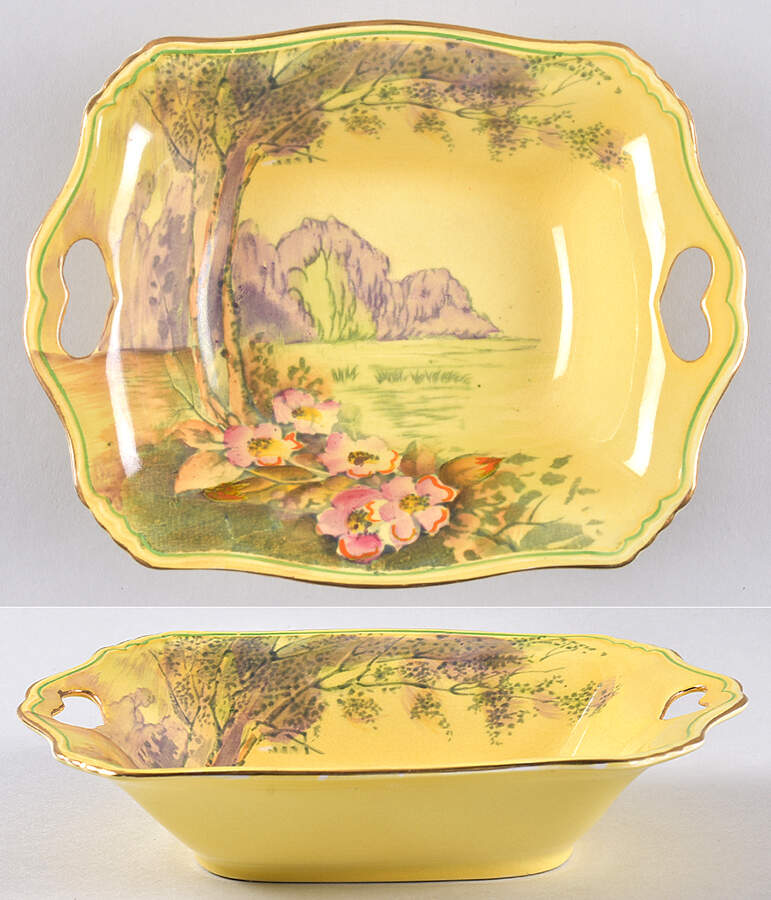 4071 6" Square Nut Dish by Royal Winton-1