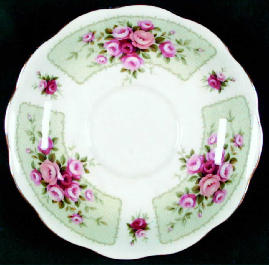 Rosedale Series Saucer for Footed Cup by Royal Albert-1