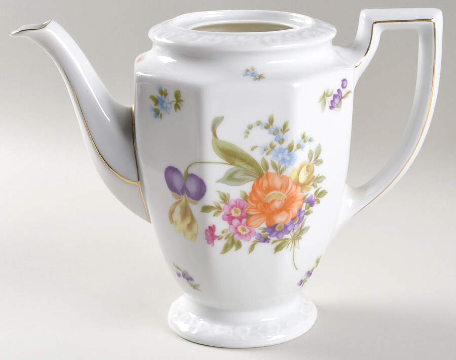 Flowers (Maria Stamp) Small Coffee Pot No Lid by Rosenthal - Continental-1