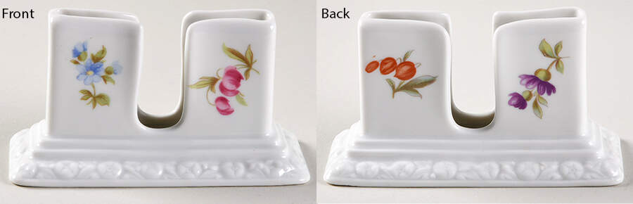 Flowers (Maria Stamp) Business Card Holder by Rosenthal - Continental-1