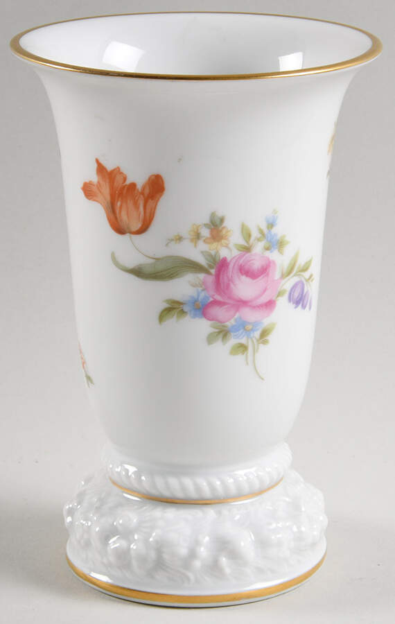 Flowers (Maria Stamp) 6" Vase by Rosenthal - Continental-1