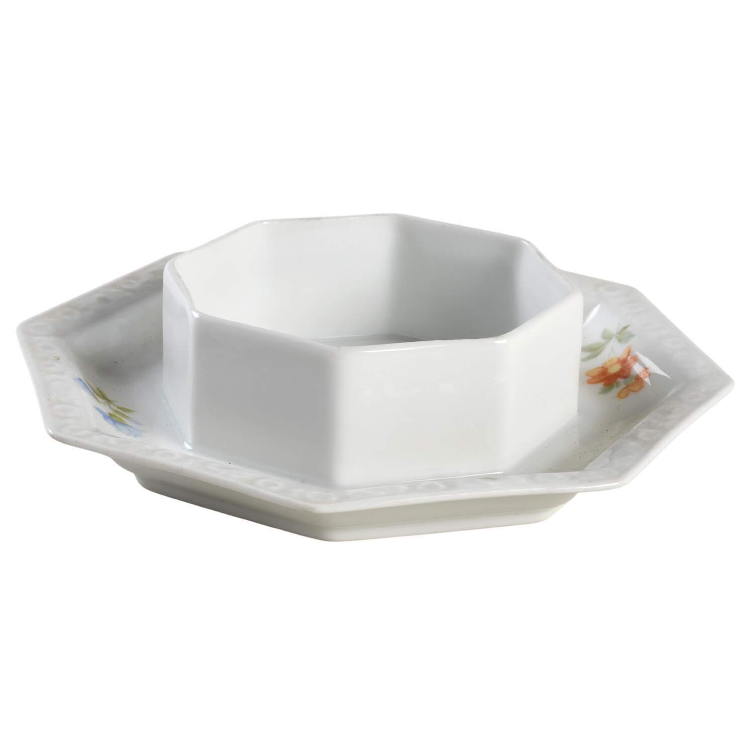 Flowers (Maria Stamp) Round Butter No Lid by Rosenthal - Continental-1