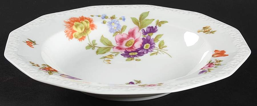 Flowers (Maria Stamp) Rim Soup Bowl by Rosenthal - Continental-1