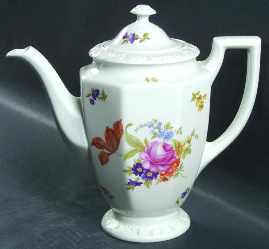 Flowers (Maria Stamp) Coffee Pot & Lid by Rosenthal - Continental-1