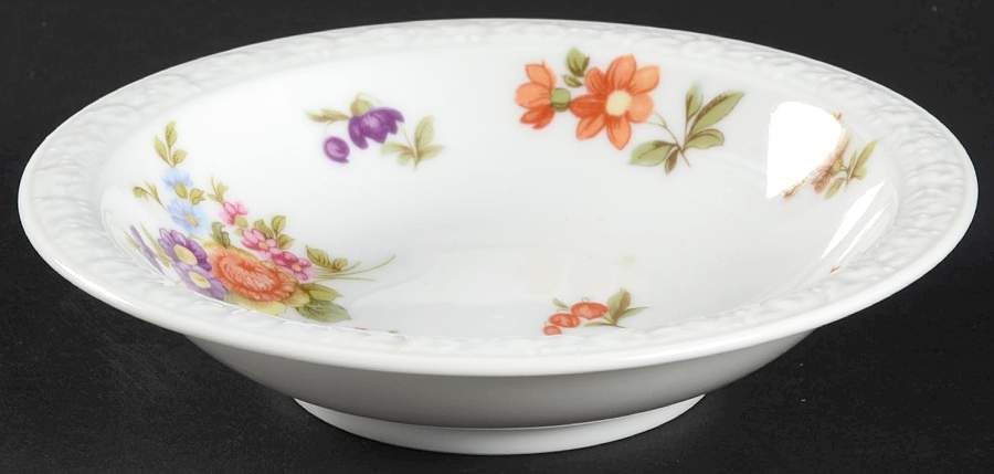 Flowers (Maria Stamp) Rim Fruit/Dessert (Sauce) Bowl by Rosenthal - Continental-1
