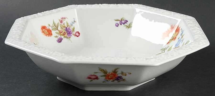 Flowers (Maria Stamp) 9" Round Vegetable Bowl by Rosenthal - Continental-1