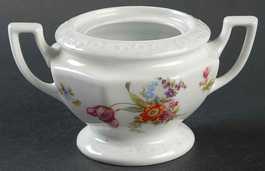 Flowers (Maria Stamp) Sugar Bowl No Lid by Rosenthal - Continental-1