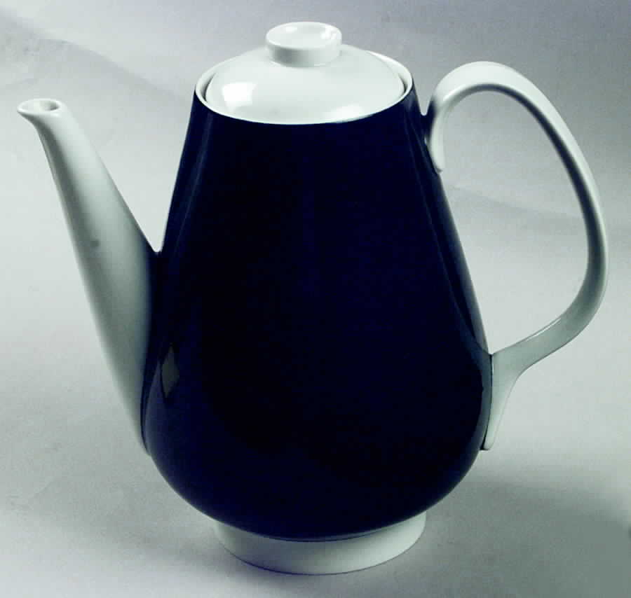 Secunda Gray Grau (Form E) Coffee Pot & Lid by Rosenthal - Continental-1