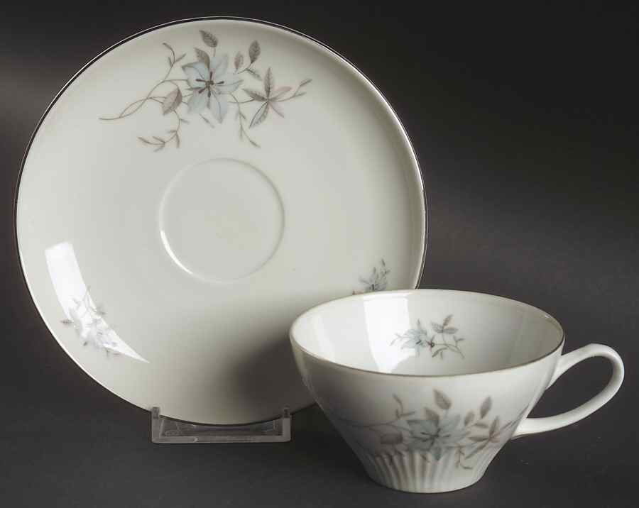 Fantasy Flat Cup & Saucer Set by Royal Bohemian-1