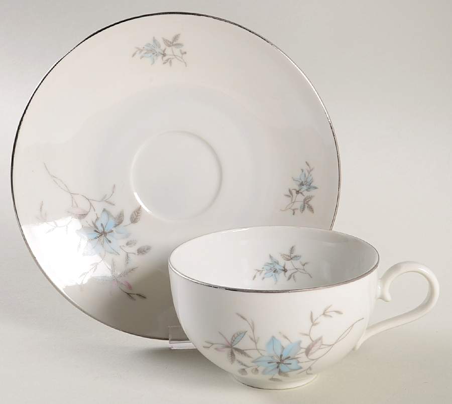 Fantasy Flat Cup & Saucer Set by Royal Bohemian-1
