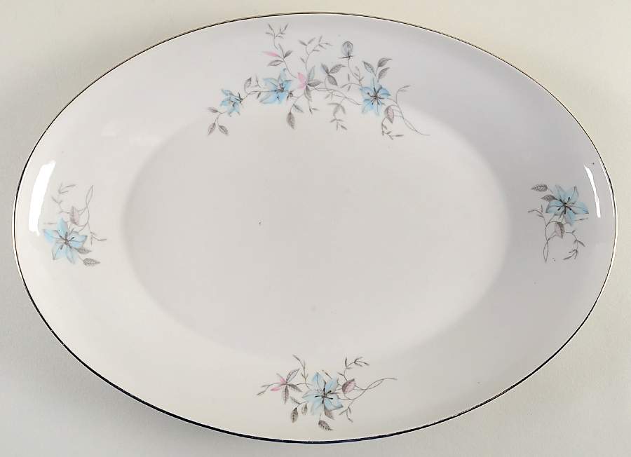Fantasy 13" Oval Serving Platter by Royal Bohemian-1