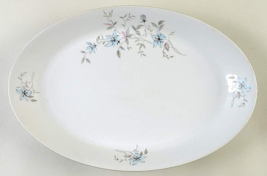 Fantasy 14" Oval Serving Platter by Royal Bohemian-1