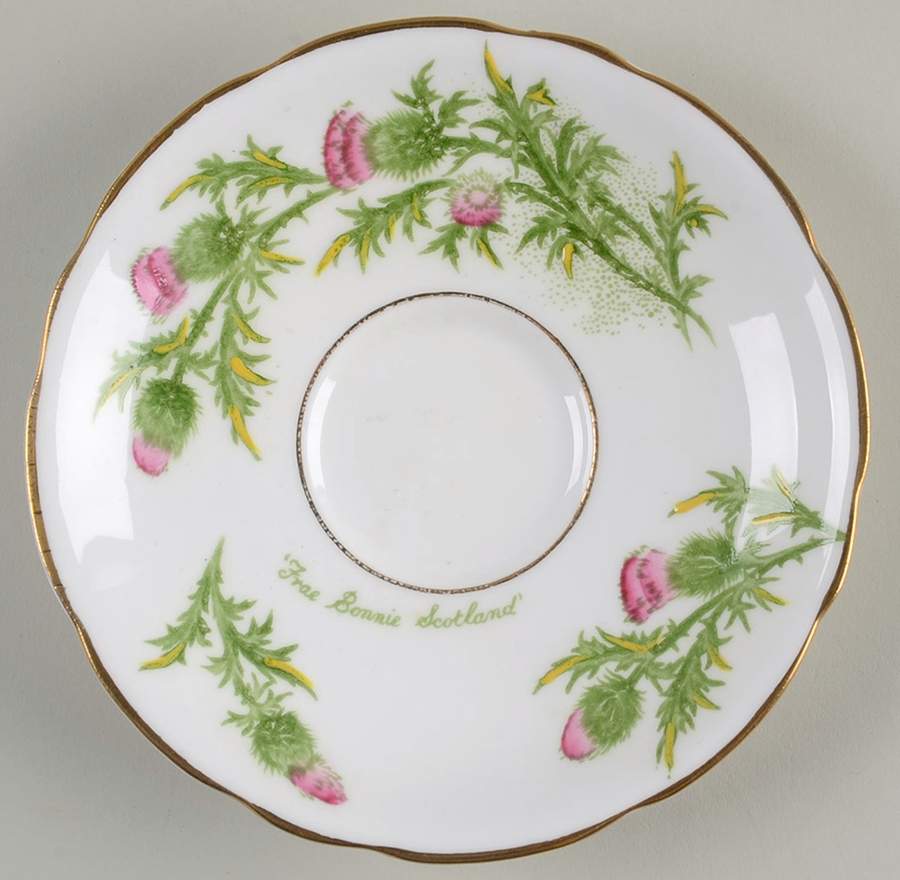Scotch Thistle Saucer by Royal Stafford-1