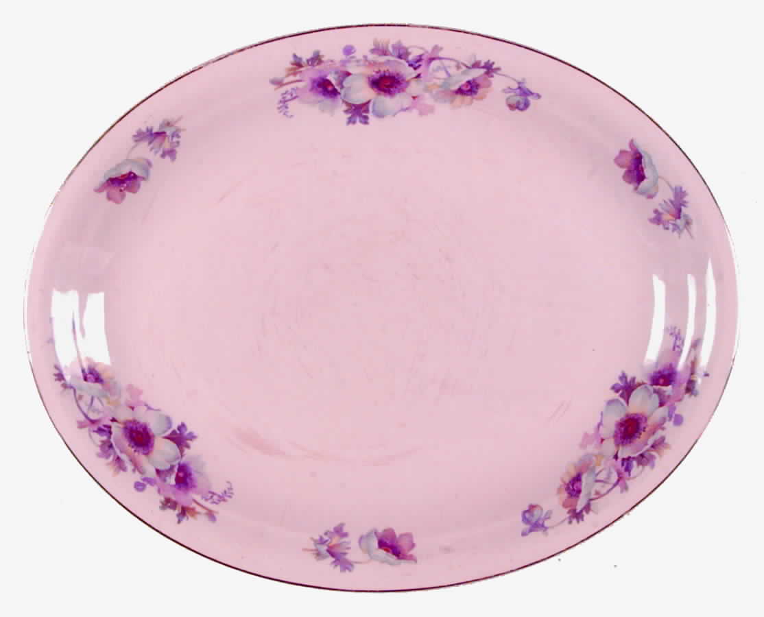 Blue Moon (Smooth) 14" Oval Serving Platter by Royal (USA)-1