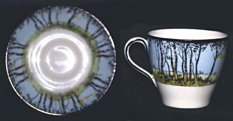 H2588 Flat Cup & Saucer Set by Royal Doulton-1