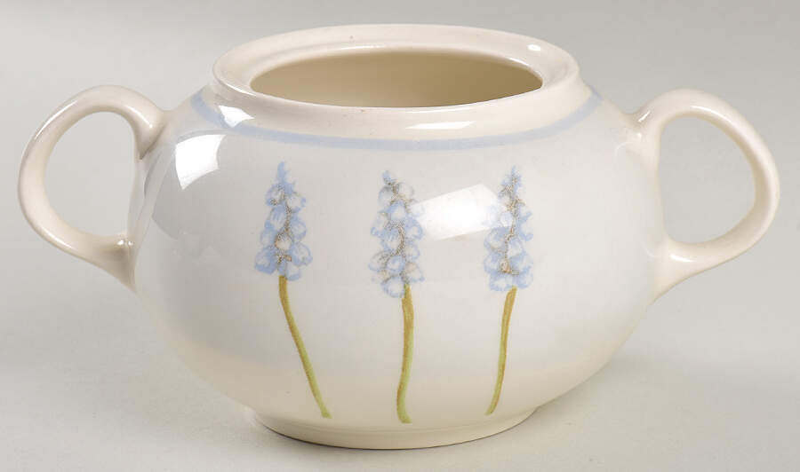 Simplicity Blue Sugar Bowl No Lid by Royal Stafford-1