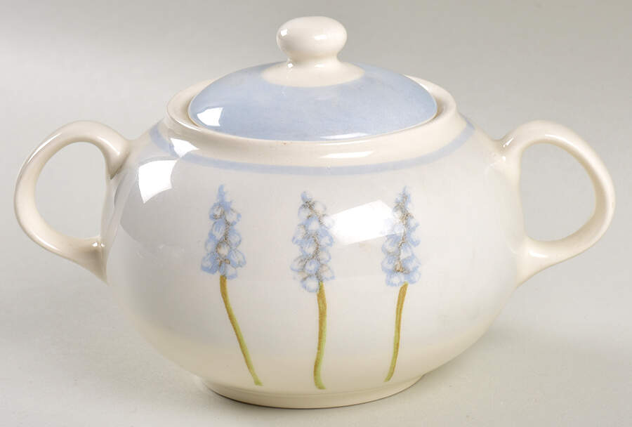 Simplicity Blue Sugar Bowl & Lid by Royal Stafford-1