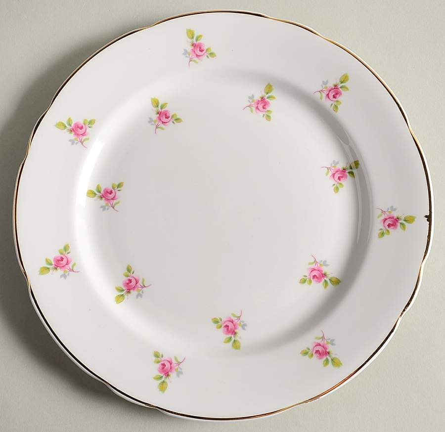 Rosebud Salad Plate by Royal Stafford-1