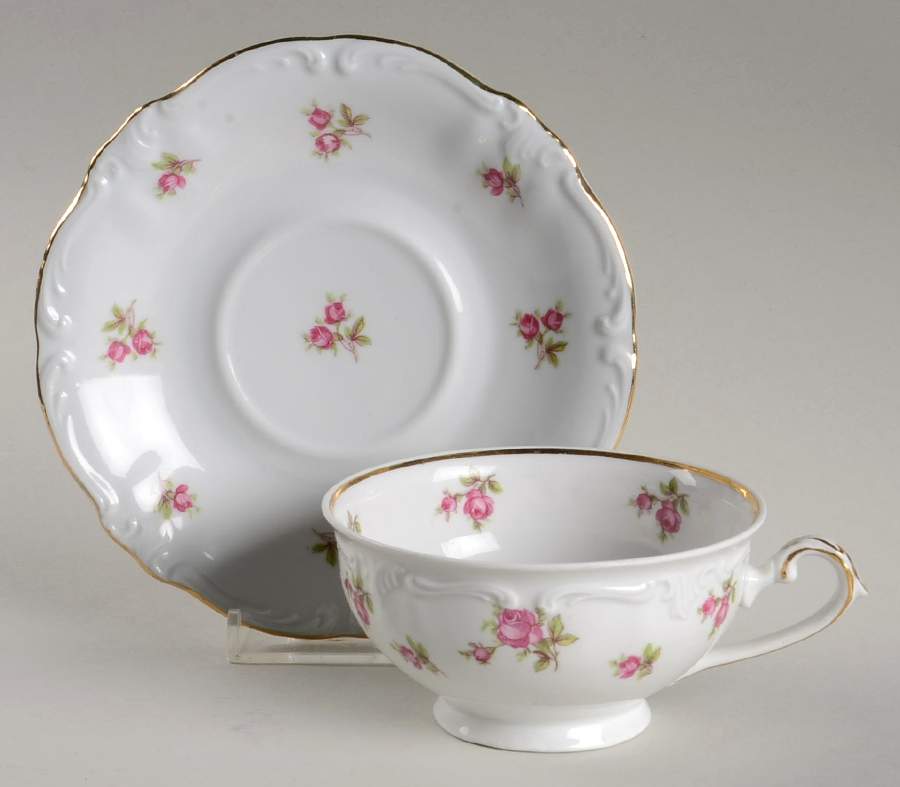 RCS8 Footed Cup & Saucer Set by Royal Castle-1