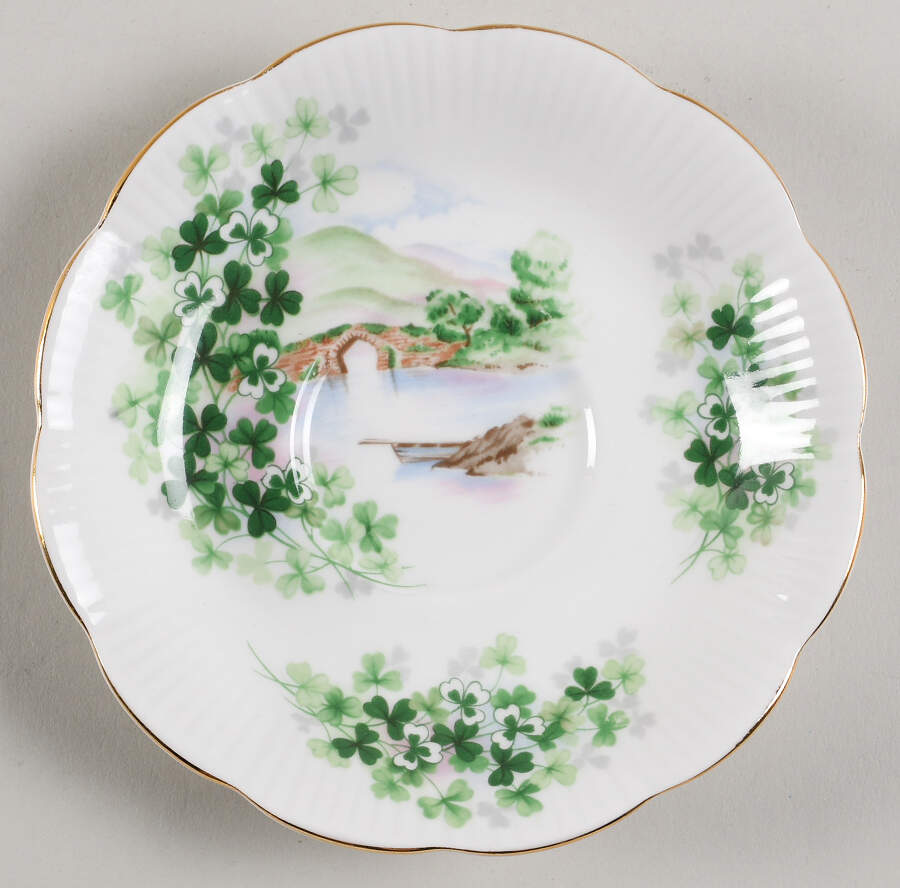 Emerald Isle Saucer by Royal Albert-1