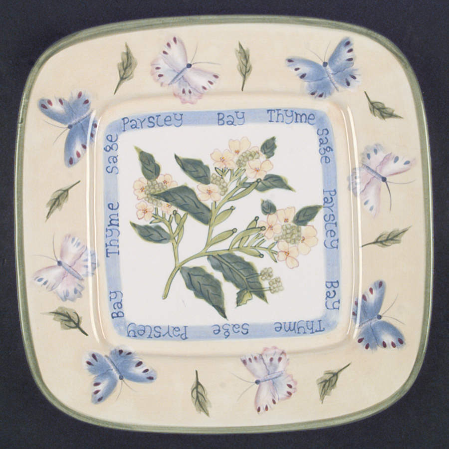 Herb Garden Ceramics (Accessories) 11'' Square Dish by Royal Worcester-1