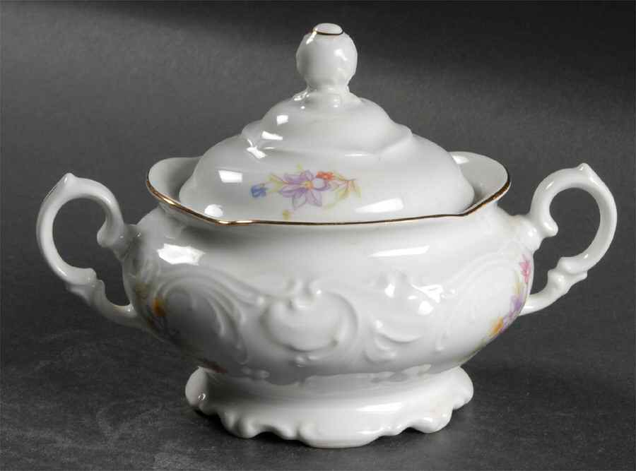 RKT1 Sugar Bowl & Lid by Royal Kent (Poland)-1