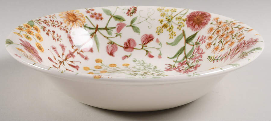 Hedgerow (Earthenware, Wildflowers) 10" Round Serving Bowl by Royal Stafford-1