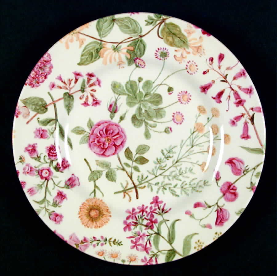 Hedgerow (Earthenware, Wildflowers) Salad Plate by Royal Stafford-1