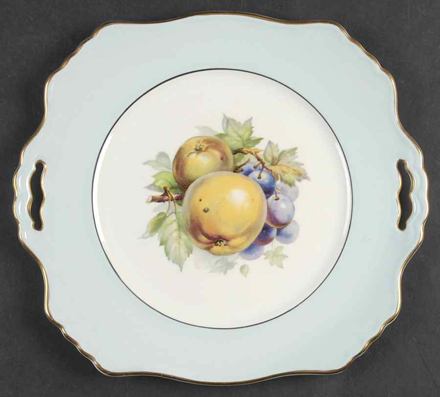 RWI43 Square Handled Cake Plate by Royal Winton-1