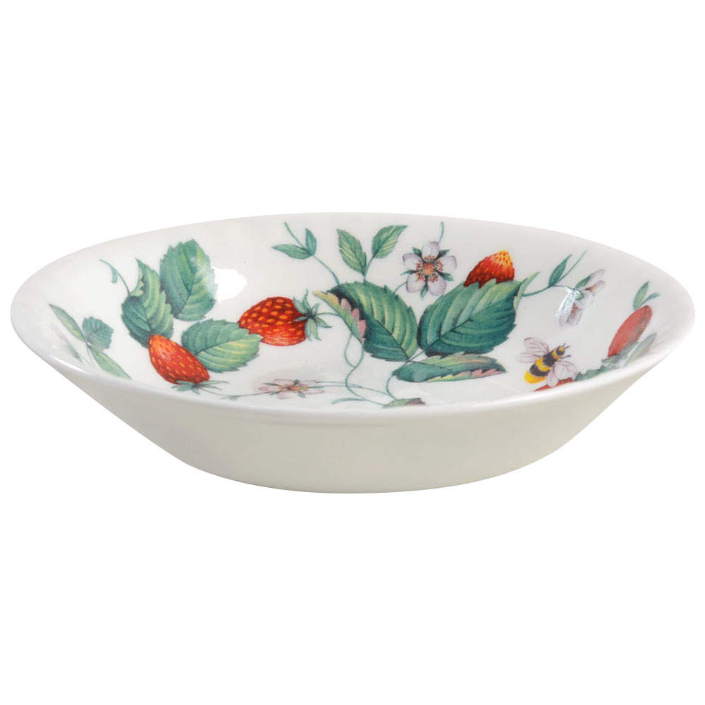 Alpine Strawberry Coupe Cereal Bowl by Roy Kirkham-1