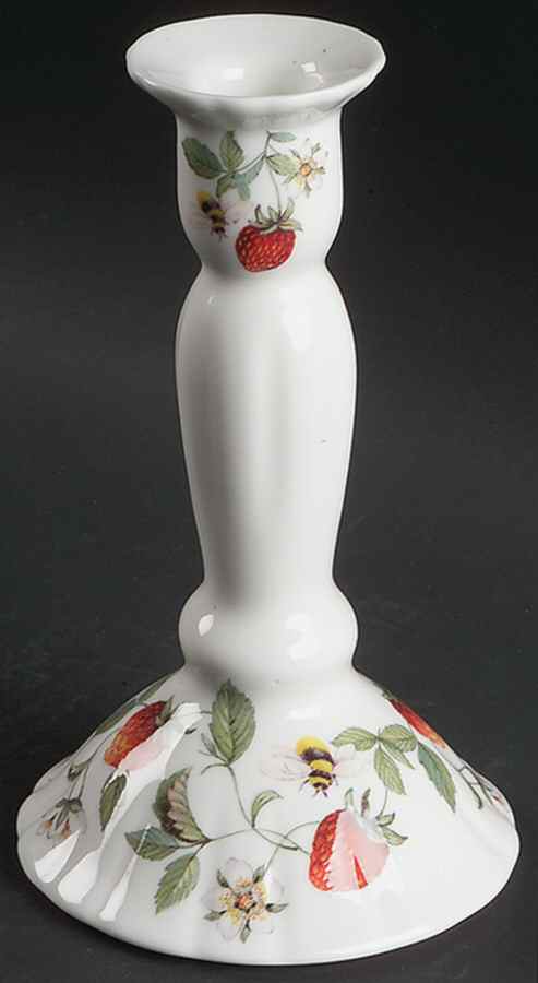 Alpine Strawberry 7" Candlestick by Roy Kirkham-1
