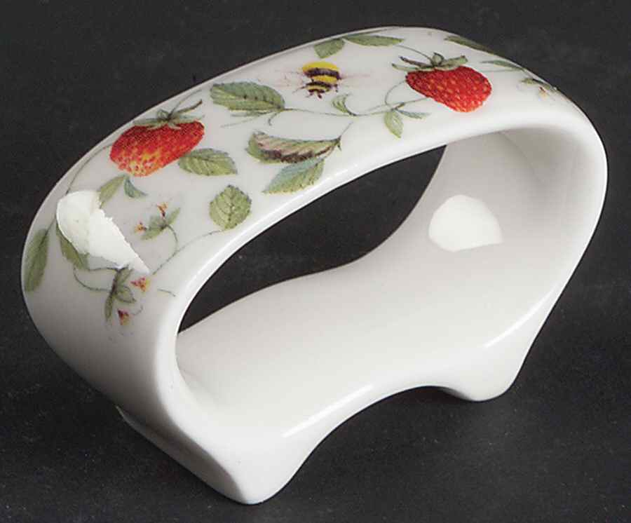 Alpine Strawberry Napkin Ring by Roy Kirkham-1