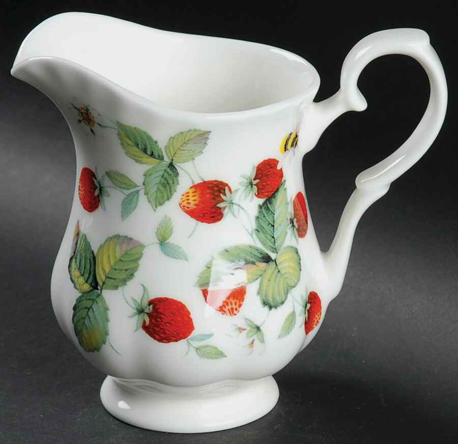 Alpine Strawberry 14 Oz Milk Jug by Roy Kirkham-1
