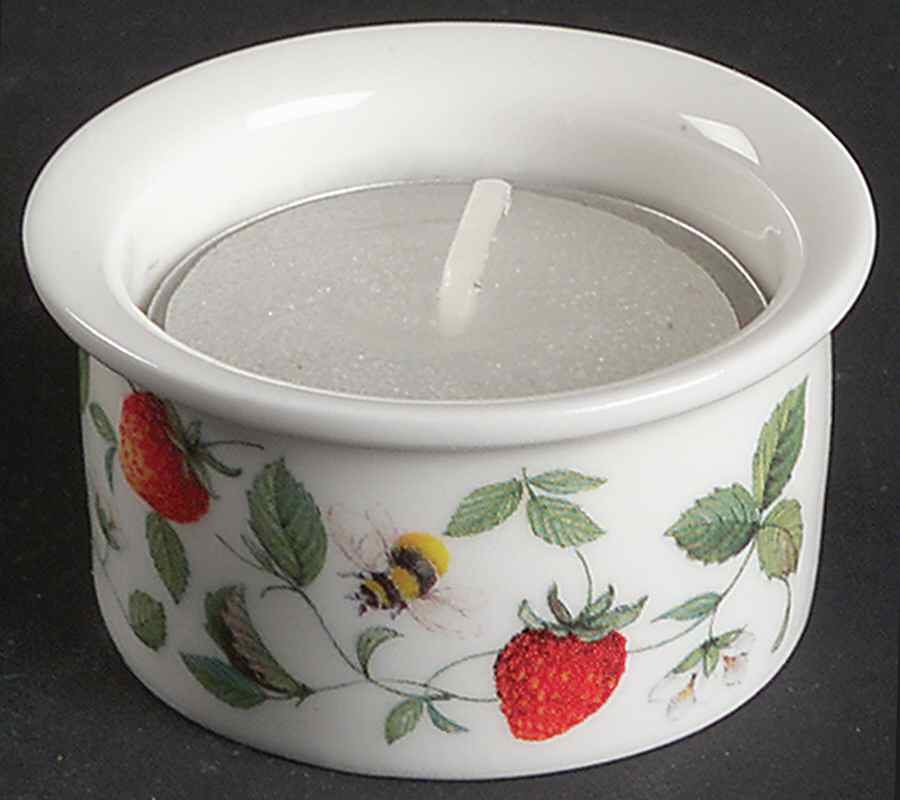 Alpine Strawberry 1" Tea Light Candleholder by Roy Kirkham-1