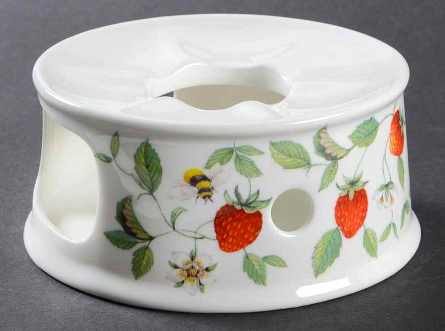 Alpine Strawberry China Warmer Stand by Roy Kirkham-1