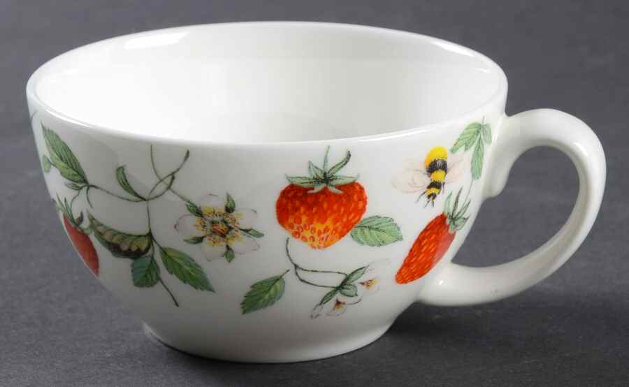 Alpine Strawberry Cup for Tea for 1 by Roy Kirkham-1