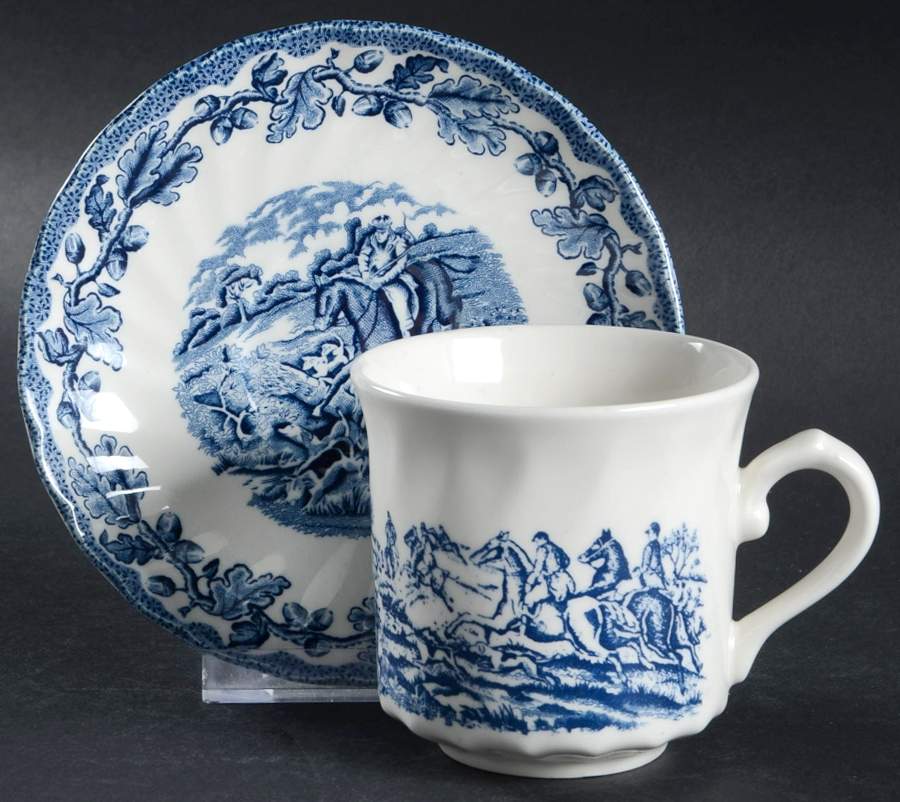 RWX1 Flat Cup & Saucer Set by Royal Wessex-1