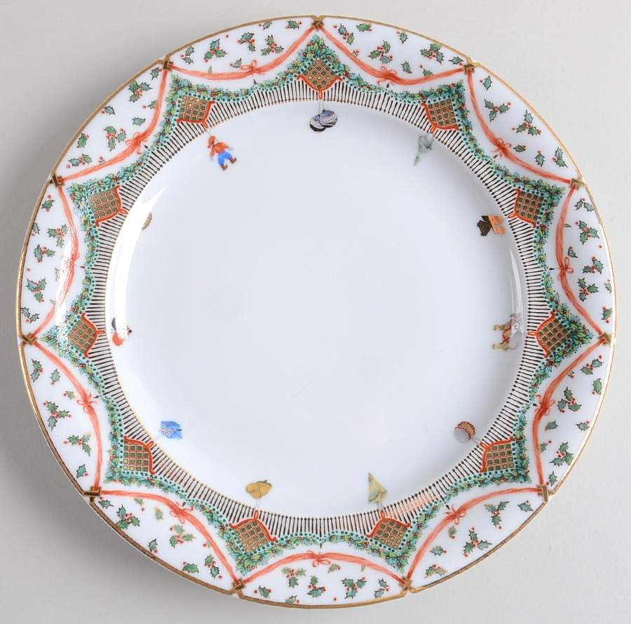 Christmas Joy Luncheon Plate by Royal Copenhagen-1
