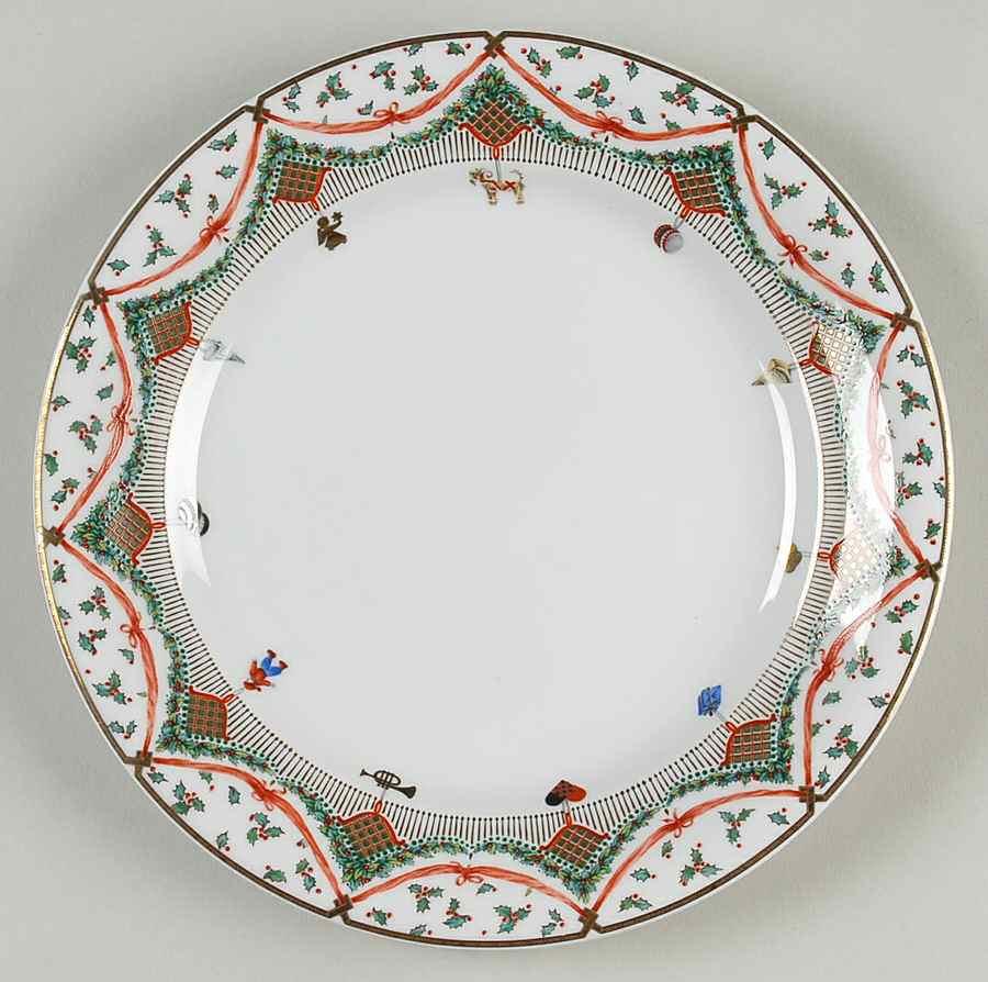 Christmas Joy Salad/Dessert Plate by Royal Copenhagen-1