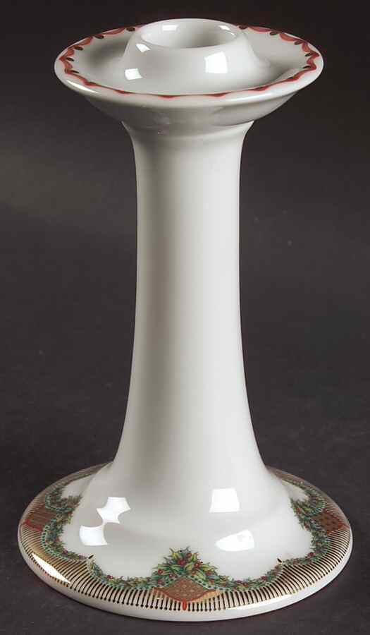 Christmas Joy 6" Candlestick by Royal Copenhagen-1